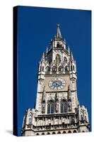 Clock Tower, New Town Hall, Marienplatz (Plaza) (Square), Old Town, Munich, Bavaria, Germany-Richard Maschmeyer-Stretched Canvas