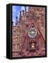 Clock Tower of Church of Our Lady, Nuremberg, Germany-Miva Stock-Framed Stretched Canvas