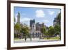 Clock tower of City Legislature Building, Buenos Aires, Argentina-Keren Su-Framed Photographic Print