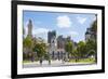 Clock tower of City Legislature Building, Buenos Aires, Argentina-Keren Su-Framed Photographic Print