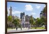 Clock tower of City Legislature Building, Buenos Aires, Argentina-Keren Su-Framed Photographic Print