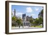 Clock tower of City Legislature Building, Buenos Aires, Argentina-Keren Su-Framed Photographic Print