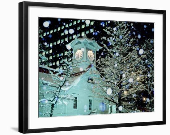 Clock Tower of Sapporo-null-Framed Photographic Print