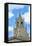 Clock tower of town hall, Avignon, France-Jim Engelbrecht-Framed Stretched Canvas