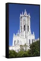 Clock Tower of University of Auckland, Auckland, North Island, New Zealand, Pacific-Ian-Framed Stretched Canvas