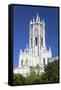 Clock Tower of University of Auckland, Auckland, North Island, New Zealand, Pacific-Ian-Framed Stretched Canvas