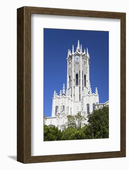 Clock Tower of University of Auckland, Auckland, North Island, New Zealand, Pacific-Ian-Framed Photographic Print