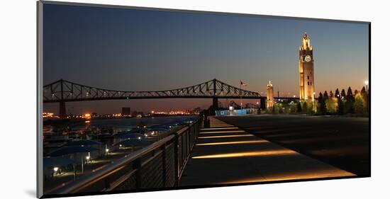 Clock Tower Old Port Montreal-null-Mounted Art Print