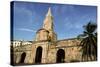 Clock Tower, Plaza de La Paz, Old City, Cartagena, Colombia-Jerry Ginsberg-Stretched Canvas