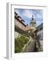 Clock Tower, Sighisoara, Transylvania, Romania, Europe-Gary Cook-Framed Photographic Print