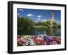 Clock Tower, Spokane River, Riverfront Park, Spokane, Washington, USA-Charles Gurche-Framed Premium Photographic Print