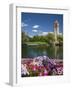 Clock Tower, Spokane River, Riverfront Park, Spokane, Washington, USA-Charles Gurche-Framed Photographic Print