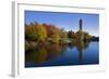 Clock Tower, Spokane River, Riverfront Park, Spokane, Washington, USA-Charles Gurche-Framed Photographic Print