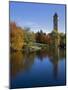 Clock Tower, Spokane River, Riverfront Park, Spokane, Washington, USA-Charles Gurche-Mounted Photographic Print