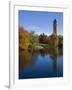 Clock Tower, Spokane River, Riverfront Park, Spokane, Washington, USA-Charles Gurche-Framed Photographic Print