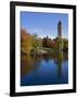 Clock Tower, Spokane River, Riverfront Park, Spokane, Washington, USA-Charles Gurche-Framed Photographic Print