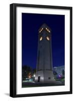 Clock Tower Spokane WA-Steve Gadomski-Framed Premium Photographic Print