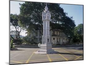 Clock Tower, Victoria, Island of Mahe, Seychelles, Indian Ocean, Africa-Bruno Barbier-Mounted Photographic Print