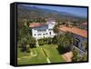 Clock Tower View, Santa Barbara County Courthouse, Santa Barbara, California-Richard Cummins-Framed Stretched Canvas