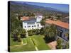 Clock Tower View, Santa Barbara County Courthouse, Santa Barbara, California-Richard Cummins-Stretched Canvas