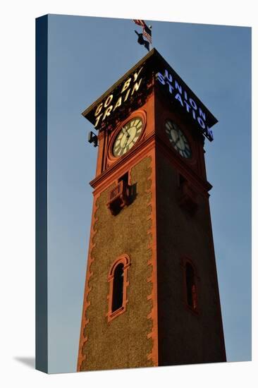 Clock Tower-Brian Moore-Stretched Canvas