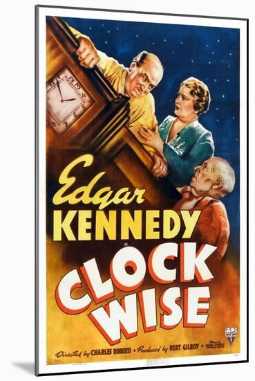 Clock Wise, from Left: Edgar Kennedy, Vivien Oakland, Billy Franey, 1939-null-Mounted Art Print