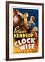 Clock Wise, from Left: Edgar Kennedy, Vivien Oakland, Billy Franey, 1939-null-Framed Art Print