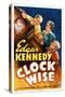 Clock Wise, from Left: Edgar Kennedy, Vivien Oakland, Billy Franey, 1939-null-Stretched Canvas