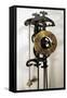 Clock with Pendulum Designed-Galileo Galilei-Framed Stretched Canvas