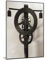 Clock with Weights Designed-Filippo Brunelleschi-Mounted Giclee Print
