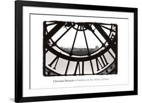 Clockface at the Musee d'Orsay-Christian Peacock-Framed Art Print