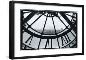 Clockface at the Musee d'Orsay-Christian Peacock-Framed Giclee Print