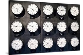 Clocks City-Philippe Hugonnard-Stretched Canvas