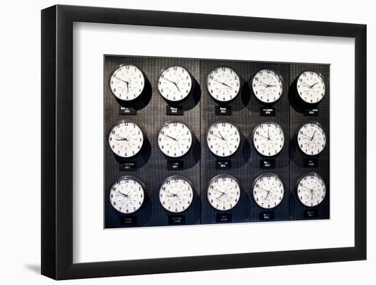 Clocks City-Philippe Hugonnard-Framed Photographic Print