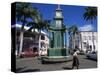 Clocktower at the Circus, Basseterre, St. Kitts, Leeward Islands-Ken Gillham-Stretched Canvas