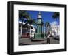 Clocktower at the Circus, Basseterre, St. Kitts, Leeward Islands-Ken Gillham-Framed Photographic Print