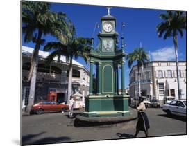 Clocktower at the Circus, Basseterre, St. Kitts, Leeward Islands-Ken Gillham-Mounted Photographic Print