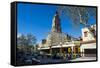 Clocktower in the Medieval Old Town-Michael Runkel-Framed Stretched Canvas