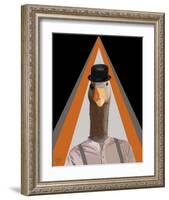 Clockwork Orange Goose-Fab Funky-Framed Art Print