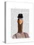 Clockwork Orange Goose-Fab Funky-Stretched Canvas