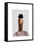 Clockwork Orange Goose-Fab Funky-Framed Stretched Canvas