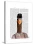 Clockwork Orange Goose-Fab Funky-Stretched Canvas