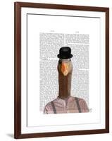 Clockwork Orange Goose-Fab Funky-Framed Art Print