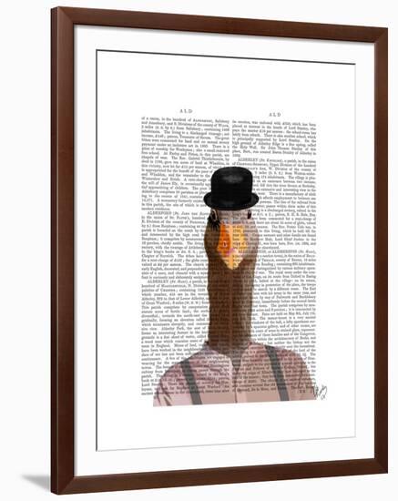 Clockwork Orange Goose-Fab Funky-Framed Art Print