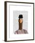 Clockwork Orange Goose-Fab Funky-Framed Art Print