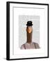 Clockwork Orange Goose-Fab Funky-Framed Art Print