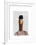 Clockwork Orange Goose-Fab Funky-Framed Art Print