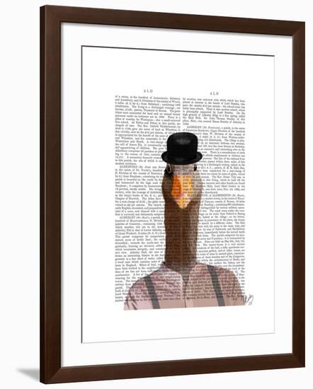 Clockwork Orange Goose-Fab Funky-Framed Art Print