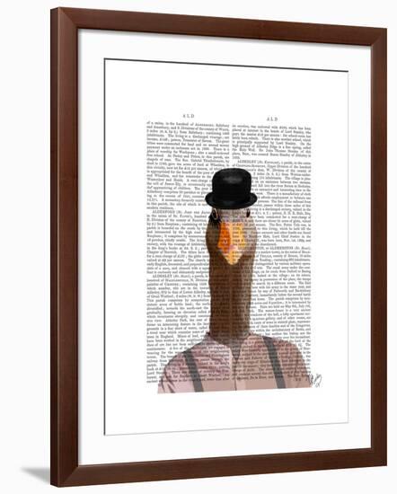 Clockwork Orange Goose-Fab Funky-Framed Art Print