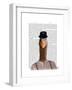 Clockwork Orange Goose-Fab Funky-Framed Art Print